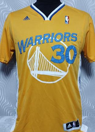 Футболка adidas nba с логотипом golden state warriors curry 30 р.l