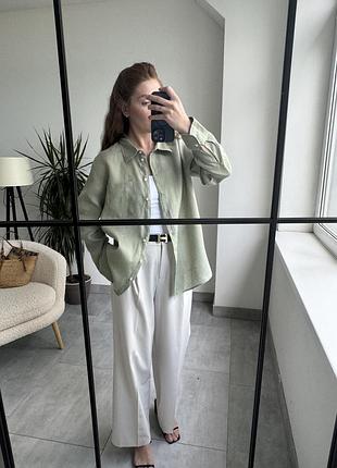 Лляна сорочка h&m 2