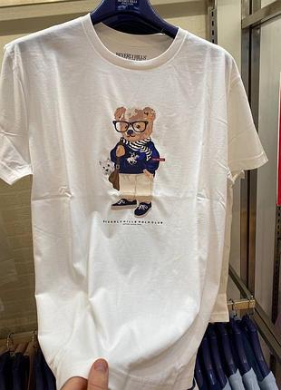 Футболка polo bear ralph lauren унісекс футболка з ведмедем
