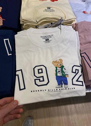 Футболка polo bear ralph lauren унісекс футболка з ведмедем