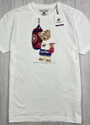 Футболка polo bear  унісекс футболка з ведмедем