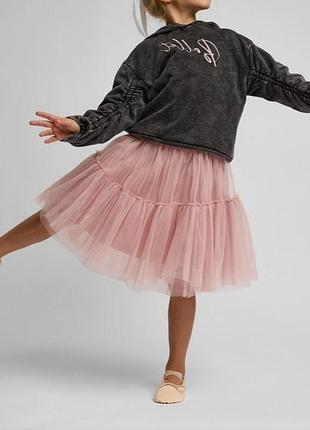 Юбка детская американка с рюшем пышная magelite