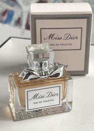 Туалетна вода для жінок miss dior eau de toilette від dior 5 мл