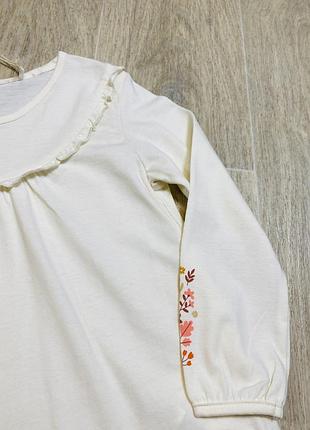 Лонгслів- блузка для дівчинки 110 см польща 3