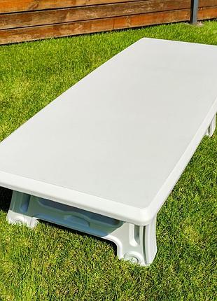 Садовый стол 122*61*43см