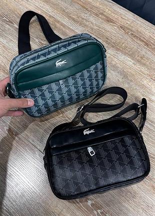 Lacoste  reporter сумка на блискавці