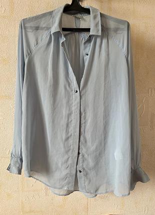 Блуза блакитна