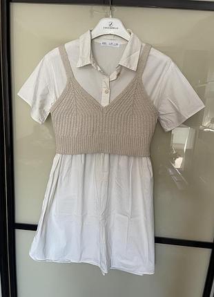 Сукня зара р.140 стан нової