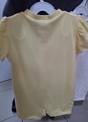 Новий ромпер для дівчинки на змійці. короткий рукав  92 розмір, h&m 4