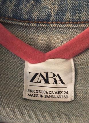 Джинсова курточка для дівчаток zara, розпродаж 5