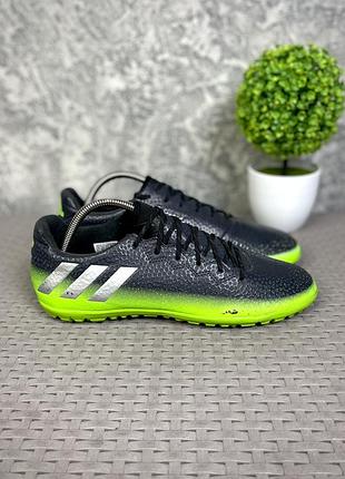 Adidas messi сороконожки бутсы копы 42 размер футбольные синие