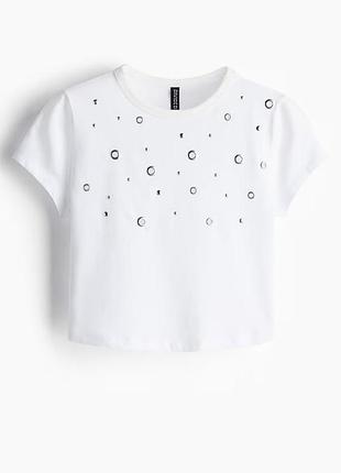 Топ, топік топ футболка з люверсами топик з рукавами