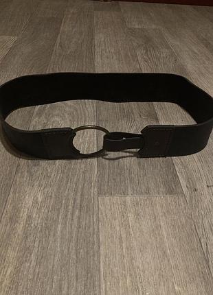 Ремень, пояс темно-коричневый
