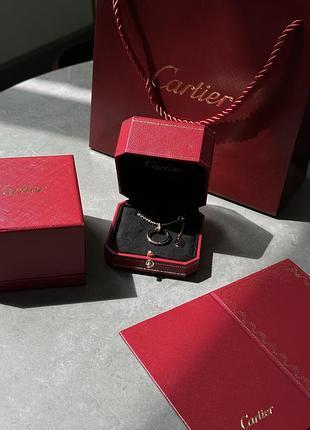 Подвеска ❤️ cartier juste un clou diamond pendant 18k rose gold4 фото