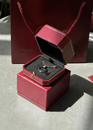 Подвеска ❤️ cartier juste un clou diamond pendant 18k rose gold5 фото