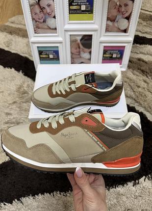 Кросівки чоловічі шкіряні pepe jeans