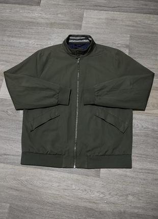 Мужская куртка ветровка burton menswear london размер l хаки