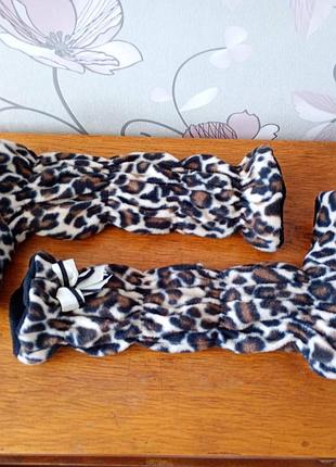 Женские, домашние, теплые, леопардовые сапожки - 4 dvd диска в подарок.