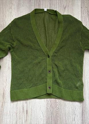Кардиган в сіточку uniqlo оригінал