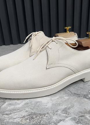 John lobb haldon dress derby lace-up white нові чоловічі туфлі оригінал 42 eur