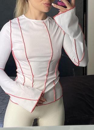 Топ лонг в стилі печворк