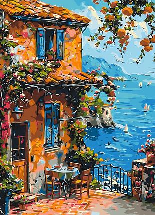 Картина по номерам дом на побережье lw 3482