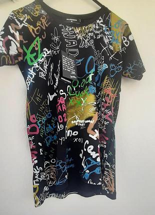 Футболка цветной принт  dsquired2, италия