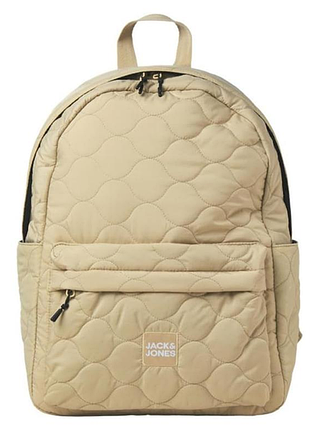 Рюкзак стьобаний чоловічий та жіночий jack&jones середнього розміру