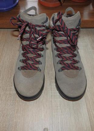 Треккинговые , туристические ботинки salomon contagrip suede hiking boots