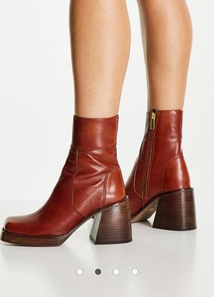 Кожаные ботинки asos