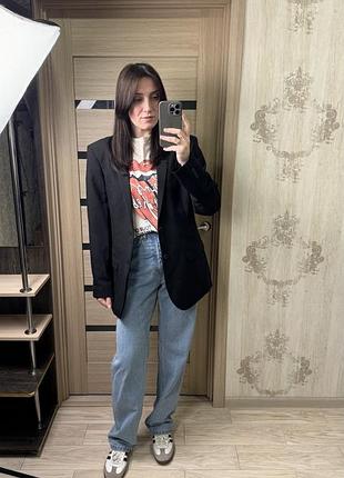 Оверсайз піджак/ блейзер чоловічого плеча (zara/ mango)