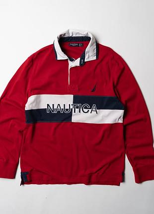 Nautica slim fit polo long sleeve [kmh016290]