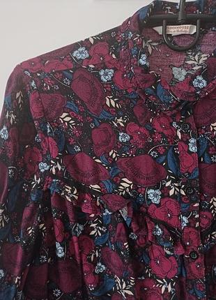 Цветочная блуза, размер s