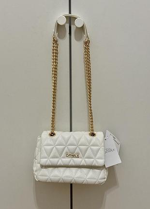 Сумка catwalk мʼяка білого кольору