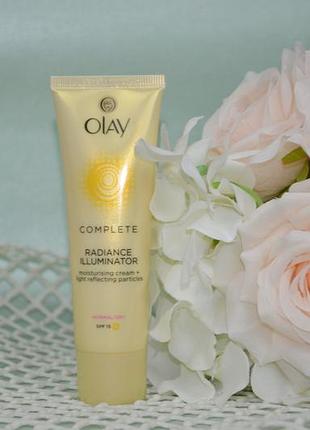Увлажняющий крем для сияния кожи spf15 olay complete radiance illuminator moisturising cream 50ml2 фото