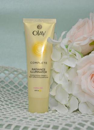 Увлажняющий крем для сияния кожи spf15 olay complete radiance illuminator moisturising cream 50ml