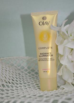 Увлажняющий крем для сияния кожи spf15 olay complete radiance illuminator moisturising cream 50ml3 фото