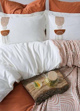 Ідеальний комплект постільної білизни +плед туреччина