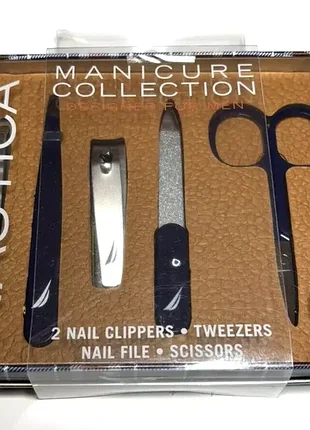 Мужской набор для маникюра и педикюра nautica из 5 предметов в футляре