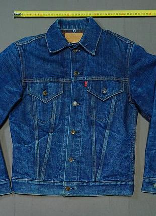Плечі 45 см vintage 70s levis troy blenket lining  made in usa  джинсова рідкісна куртка troy size36