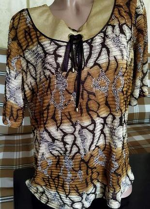 Блуза-футболка р.54 "tinying"