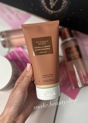 Кремовий гель для душу vanilla bean & macadamia victoria’s secret гель для душу оригінал