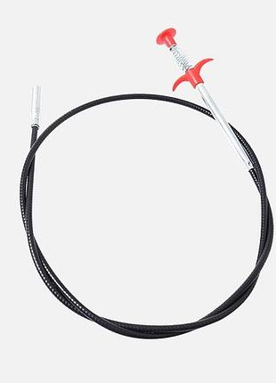 Трос сантехнический для прочистки труб коготь с зажимами 90 см