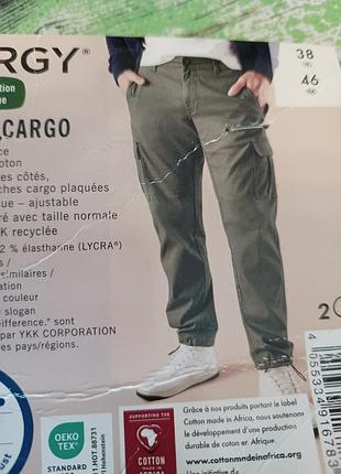 Стильні чоловічі штани cargo колір хакі