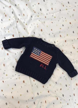 Свитер ralph lauren 6 мес 68 74
