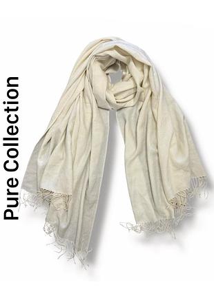 Палантин шарф pure collection із кашеміру