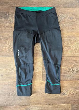 Craft лосини 3/4 капрі бігові жіночі розмір м