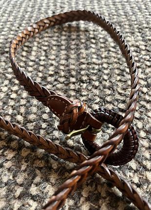 Кожанный плетенный ремень