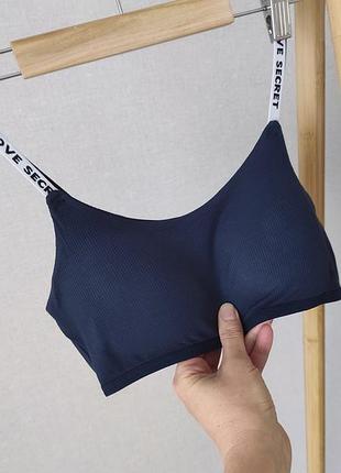 Новый женский бюстик бюстгальтер бра бралет синий