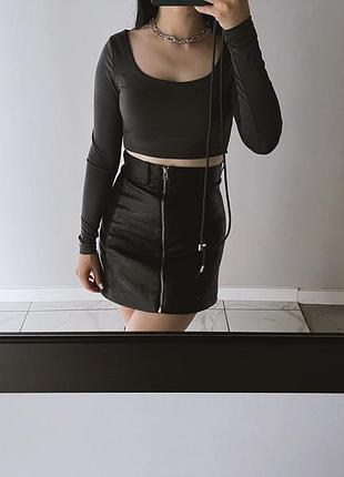 Спідниця шкіряна 2